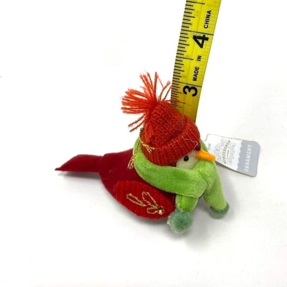 Target Featherly Friends Fabric Bird Red Hat Christmas Ornament Wondershop™ 2024 - Picture 9 of 10